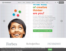 Tablet Screenshot of foursightonline.com